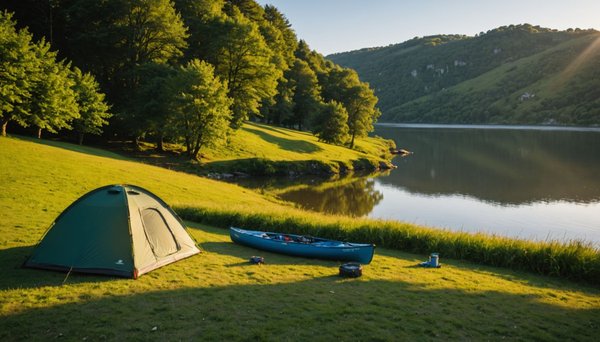 Camping Les Genêts : Détendez-vous dans un havre de paix en bord de lac